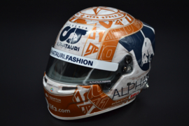 Pierre Gasly Apha Tauri Honda mini helmet USA Grand Prix 2022 season