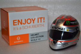 Michael Schumacher Mercdes AMG Petronas mini helmet Belgian Grand Prix 2012 season