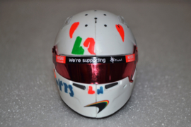 Lando Norris Mc Laren Renault helmet British Grand Prix 2020 season