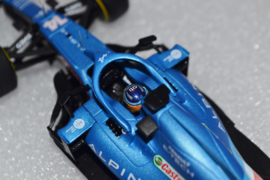 Fernando Alonso Alpine F1 Team A521 race car Bahrain grand prix 2021 season