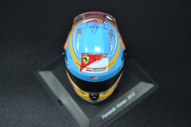 Fernando Alonso Scuderia Ferrari mini helmet 2012 season