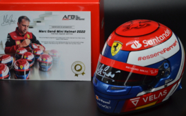 Marc Gene Scuderia Ferrari test & driver driver mini helmet 2022 season (signed version)