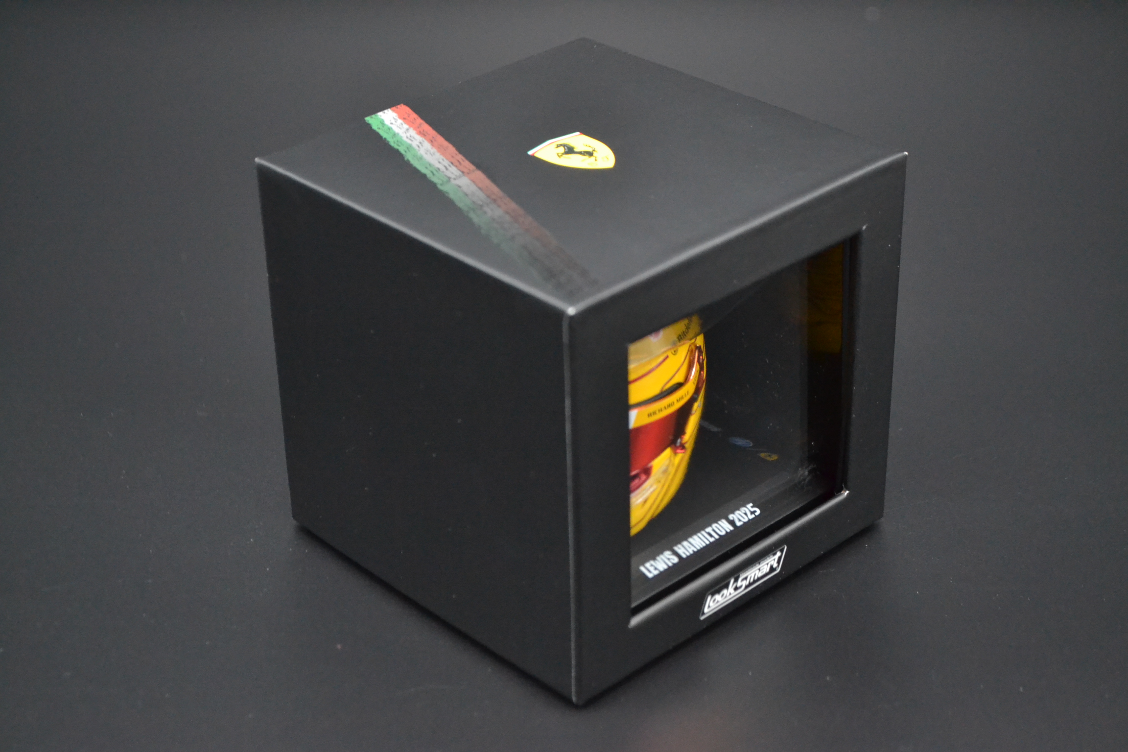 Lewis Hamilton Scuderia Ferrari HP mini helmet Fiorano test 2025 season