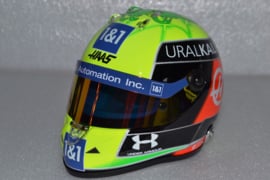 Mick Schumacher HAAS Ferrari mini helmet 2021 season