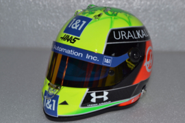 Mick Schumacher HAAS Ferrari helmet 2021 season