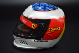 Michael Schumacher Scuderia Ferrari mini helmet Spanish Grand Prix 1996 season