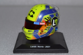 Lando Norris Mc Laren Mercedes helmet 2021 season