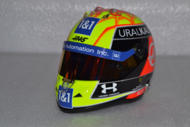 Mick Schumacher HAAS Ferrari mini helmet British Grand Prix 2021 season