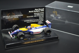 Nigel Mansell Williams Renault FW14B race car World Champion 1992 season