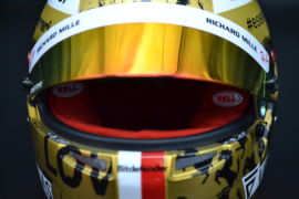 Charles Leclerc Scuderia Ferrari mini helmet Singapore grand Prix 2022 season