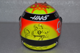 Mick Schumacher HAAS Ferrari mini helmet British Grand Prix 2021 season