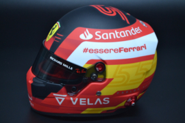 Carlos Sainz Scuderia Ferrari mini helmet 2022 season