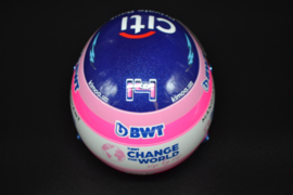 Fernando Alonso Alpine F1 Team mini helmet 2022 season