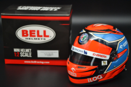 Kimi Raikkonen Alfa Romeo Orlen mini helmet Imola Grand Prix 2021 season