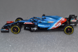 Fernando Alonso Alpine F1 Team A521 race car Bahrain grand prix 2021 season