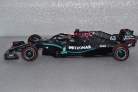 George Russel Mercedes AMG Petronas MGP-W11 race car Bahrain Grand Prix 2020 season