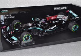 Lewis Hamilton Mercedes AMG Petronas MGP-W12 race car Russian Grand Prix 2021 season