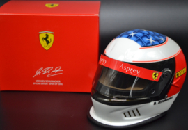 Michael Schumacher Scuderia Ferrari mini helmet Spanish Grand Prix 1996 season