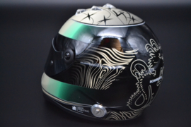 Mick Schumacher Mercedes AMG Petronas mini helmet 2024 season