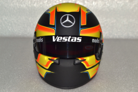 Stoffel Vandoorne HWA Vestas Team Formula E mini helmet 2021 season