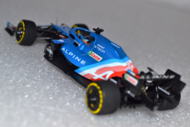 Fernando Alonso Alpine F1 Team A521 race car Bahrain grand prix 2021 season