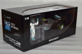 Nico Rosberg Mercedes AMG Petronas MGP-W07 Race Car Abu Dhabi Grand Prix 2016 Season (Standing Firgure)