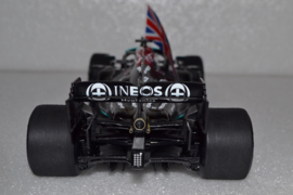 Lewis Hamilton Mercedes AMG Petronas MGP-W12 race car British Grand Prix 2021 season