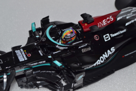 Lewis Hamilton Mercedes AMG Petronas MGP-W12 race car Qatar Grand Prix 2021 season