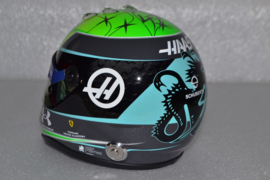 Mick Schumacher HAAS Ferrari mini helmet 2022 season