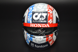 Pierre Gasly Alpha Tauri Honda mini helmet French Grand Prix 2021 season