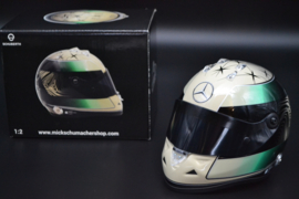 Mick Schumacher Mercedes AMG Petronas mini helmet 2024 season