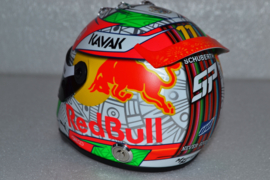 Sergio Perez Red Bull Honda mini helmet Mexican Grand Prix 2021 season