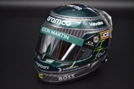 Lance Stroll Aston Martin Cognizant mini helmet 2024 season
