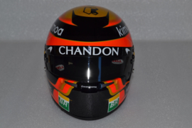 Stoffel Vandoorne Mc Laren Renault helmet 2018 season