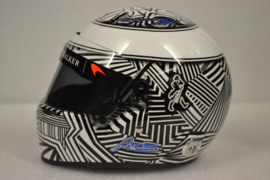 Fernando Alonso Mc Laren Honda helmet pre season testing 2017