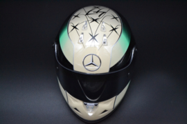Mick Schumacher Mercedes AMG Petronas mini helmet 2024 season
