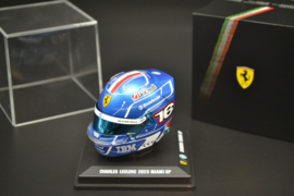 Charles Leclerc Scuderia Ferrari HP mini helmet Miami Grand Prix 2025 season