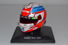 Esteban Ocon Alpine F1 Team mini helmet 2021 season