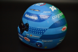 Fernando Alonso Aston Martin Cognizant mini helmet Las Vegas Grand Prix 2024 season
