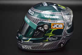 Lance Stroll Aston Martin Cognizant mini helmet 2024 season
