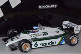 Keke Rosberg  Williams Ford FW08 race car Swiss Grand Prix 1982 season