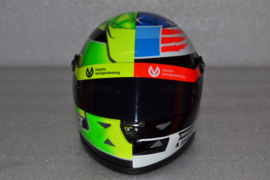 Mick Schumacher Benetton Ford Helmet Spa Francorchamps Deomo 2017 season