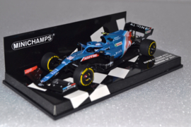 Esteban Ocon Alpine F1 Team A521 race car Bahrain Grand Prix 2021 season