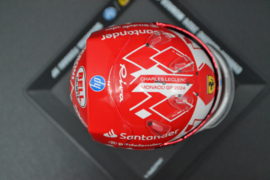 Charles Leclerc Scuderia Ferrari HP mini helmet Monaco Grand Prix 2024 season