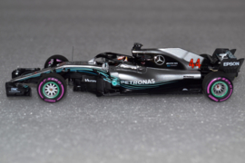 Lewis Hamilton Mercedes AMG Petronas MGP-W09 Race Car Mexican Grand Prix 2018 Season