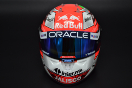 Sergio Perez Red Bull Honda mini helmet Austrian Grand Prix 2022 season