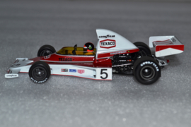 Emerson Fittipaldi Mc Laren Ford M23 race car World Champion 1974 season