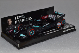 Lewis Hamilton Mercedes AMG Petronas MGP-W12 race car Spanish Grand Prix 2021 season