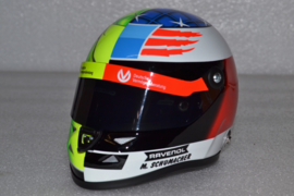 Mick Schumacher Benetton Ford Helmet Spa Francorchamps Deomo 2017 season