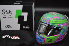 Valtteri Bottas Stake F1 Team kick Sauber mini helmet USA Grand Prix 2024 season